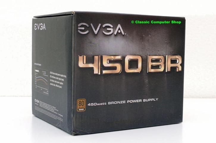 EVGA 450BR 100-240V AC-DC ATX PC 450W power supply, Computers en Software, Interne voedingen, Nieuw, Verzenden