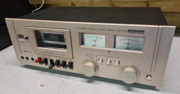 Superscope marantz cassettedeck cd-314, Audio, Tv en Foto, Cassettedecks, Overige merken, Ophalen of Verzenden