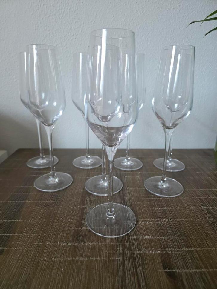 8 Vivo champagneglazen van Villeroy & Boch - Nieuwstaat, Huis en Inrichting, Keuken | Keukenbenodigdheden, Nieuw, Ophalen