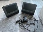 Salora DVP7048TWIN Draagbare DVD Speler met 2 Schermen, Gebruikt, Draagbaar, Ophalen of Verzenden, Overige merken