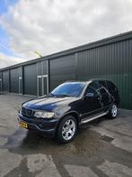 BMW X5 4.4 I AUT 2001 Zwart, Auto's, Automaat, Zwart, Vierwielaandrijving, Particulier
