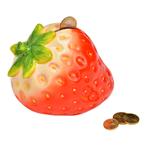 Spaarpot aardbei of vaas - strawberry, Steen, Aardewerk of Keramiek, Kwastje-over-Kastje, Nieuw, Ophalen of Verzenden