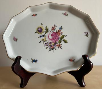 HEREND HUNGARY antiek porseleinen schaal dienblad beschikbaar voor biedingen