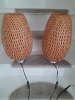 LAMP bamboe, Huis en Inrichting, Lampen | Hanglampen, Ophalen of Verzenden, Zo goed als nieuw, Overige materialen, Minder dan 50 cm