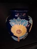 Keramische Vaas met Bloemmotief, Antiek en Kunst, Ophalen of Verzenden