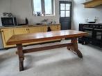 Robuuste kloostertafel / eettafel, Huis en Inrichting, Tafels | Eettafels, Ophalen, 100 tot 150 cm, Landelijk, Vijf personen of meer