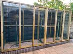 Mooie, grote Voliere met 4 deuren, Dieren en Toebehoren, Ophalen of Verzenden, Aluminium, Volière