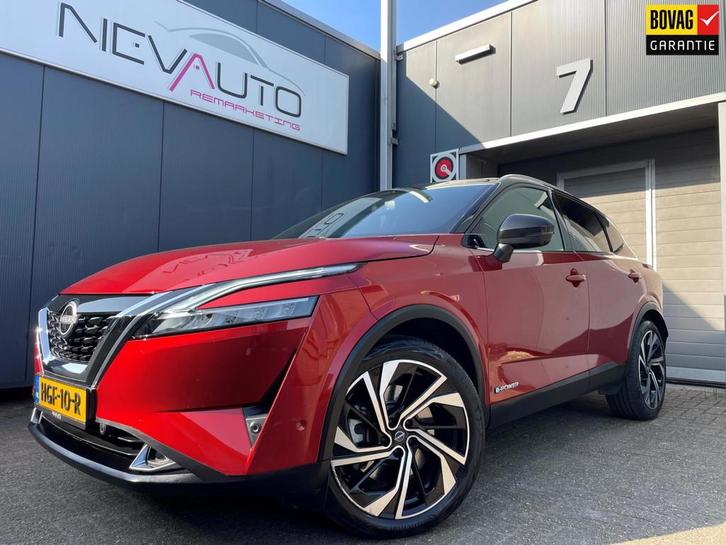 Nissan Qashqai 1.5 e-Power Tekna Plus BOSE PANORAMADAK 20" L, Auto's, Nissan, Bedrijf, Te koop, Qashqai, 360° camera, ABS, Achteruitrijcamera