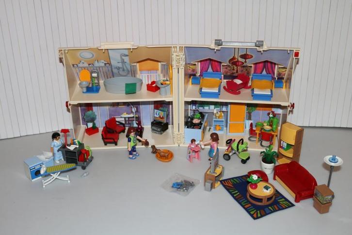 Meeneempoppenhuis extra meubels accessoires 5167 Kerst, Kinderen en Baby's, Speelgoed | Playmobil, Zo goed als nieuw, Complete set