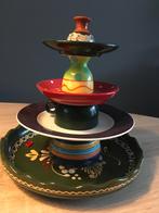 Zeldzaam Etagere met oa hongaars aardewerk, Ophalen of Verzenden