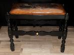 🐑🎹🎼Stoere Vintage Pianokruk met Schapenleer Industrieel, Ophalen, Gebruikt, Zwart, Eén