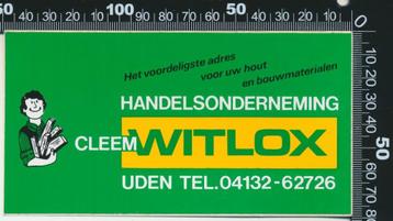 Sticker: Handelsonderneming Witlox - Uden beschikbaar voor biedingen