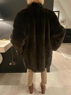 Mooie faux fur bontjas ‘nerts’, Kleding | Dames, Ophalen of Verzenden, Zo goed als nieuw, Maat 42/44 (L), Bruin