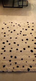 Vloerkleed wit met zwarte stippen - 120x170cm, Huis en Inrichting, Ophalen