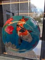 Handbeschilderde vaas "KOI" van RIXSA-ART, Huis en Inrichting, Woonaccessoires | Vazen, Ophalen, Overige kleuren, Nieuw, Glas