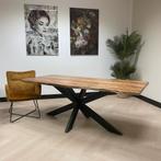 Boomstamtafel Acacia Hout live edge - Voorradig, Nieuw, Rechthoekig, Ophalen of Verzenden, Overige houtsoorten