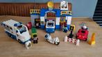 Duplo Politiebureau met brandweer, dokter & voertuigen, Ophalen, Zo goed als nieuw, Complete set, Duplo