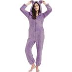 Onesie Wanzie Huispak Jumpsuit Fleece pyama pyjama maat S-M, Maat 38/40 (M), Paars, Nieuw, Ophalen of Verzenden