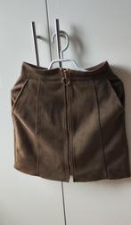 Bruine nubuck achtige rok maat S merk Mo & Co, Kleding | Dames, Rokken, Maat 38/40 (M), Mo & Co, Bruin, Ophalen of Verzenden