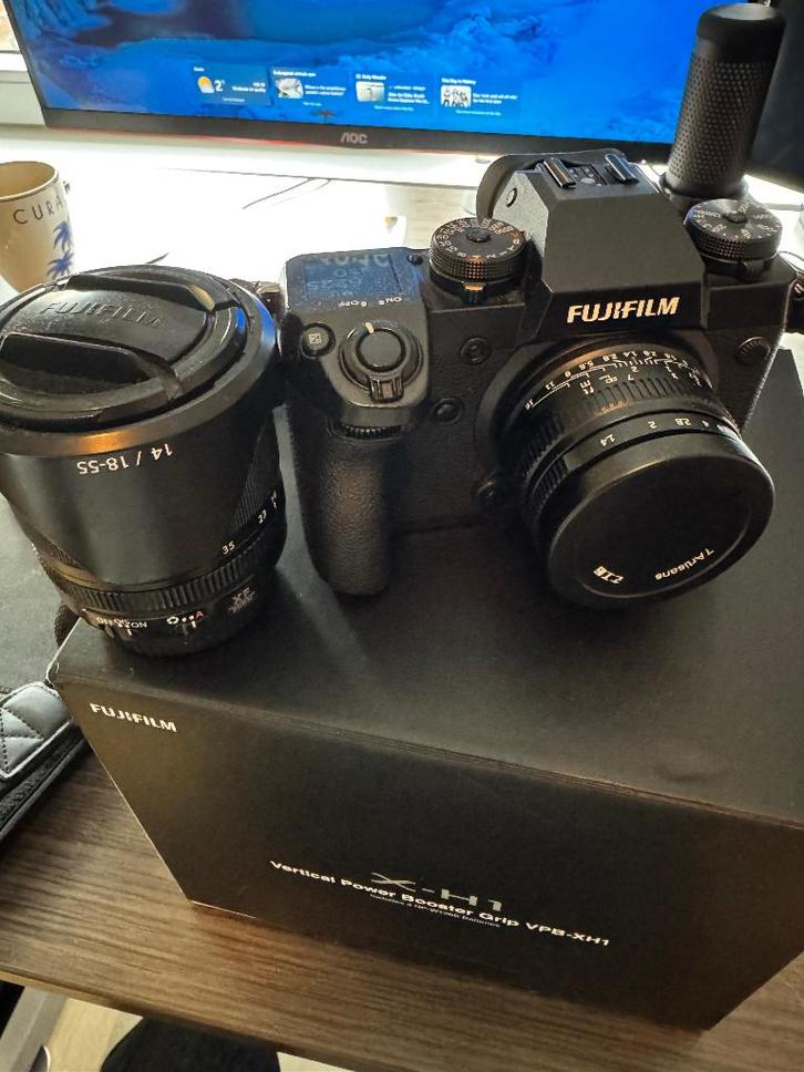 Fujifilm X-H1 - Met Power Boost Grip VPB-XT2, Audio, Tv en Foto, Fotocamera's Digitaal, Nieuw, Compact, Fuji, 8 keer of meer, Ophalen