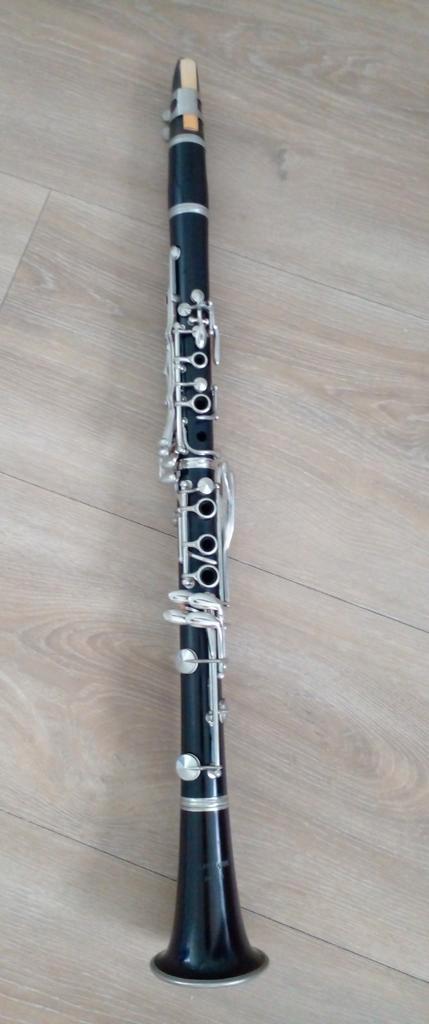 Jean Martin Paris Klarinet met koffer, Muziek en Instrumenten, Blaasinstrumenten | Klarinetten, Gebruikt, Bes-klarinet, Hout, Met koffer