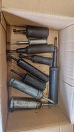 Verzameling antieke vetspuiten tractor, Ophalen of Verzenden