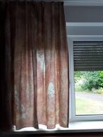 gordijnen, oud roze met grijs en mint tinten, Huis en Inrichting, Stoffering | Gordijnen en Lamellen, Ophalen, Gebruikt, 200 cm of meer