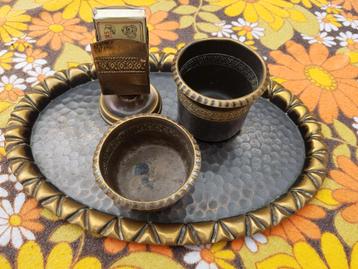 Rokersset. Tafelset.  5-delig. Vintage! beschikbaar voor biedingen