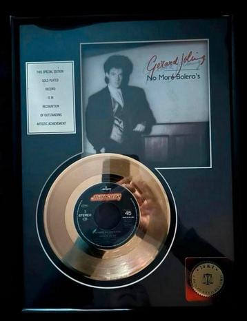 Gerard Joling Gold Plated Single No More Bolero’s beschikbaar voor biedingen