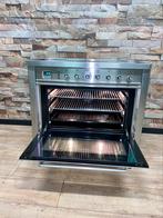 Luxe Boretti keramische Fornuis RVS met 5 zones 90 cm, 60 cm of meer, Keramisch, Ophalen of Verzenden, Zo goed als nieuw