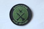 patch  ammunition  f-16  norway  green, Verzenden, Zo goed als nieuw, Patch, Badge of Embleem