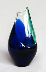 Bohemia Vaas Iris Gesigneerd Petr 2000 Tsjechisch glas, Ophalen of Verzenden