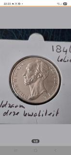 Gulden 1846 Lelie in hoge kwaliteit. Zeldzaam., Postzegels en Munten, Munten | Nederland, 1 gulden, Zilver, Ophalen of Verzenden
