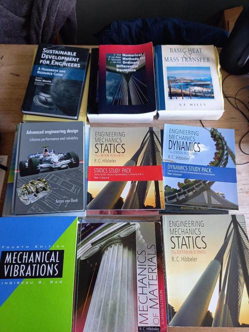 Werktuigbouwunde studieboeken, Boeken, Studieboeken en Cursussen, Gelezen, WO, Beta, Ophalen of Verzenden
