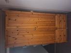 Bruin houten kledingkast, Huis en Inrichting, Kasten | Kledingkasten, Gebruikt, 100 tot 150 cm, Ophalen of Verzenden, 150 tot 200 cm
