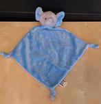 Zachte Knuffeldoek Olifant - blauw grijs, Ophalen of Verzenden, Zo goed als nieuw, Overige typen