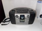 Philips radio / cd speler / cassette recorder (batt en 230V), Ophalen of Verzenden, Gebruikt, Radio, Met cd-speler
