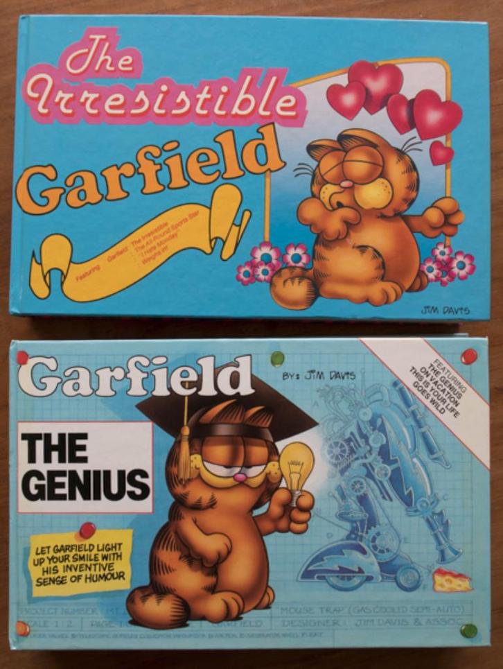 Garfield The Genius & Garfield The Irrisistible, Boeken, Strips | Comics, Zo goed als nieuw, Meerdere comics, Amerika, Ophalen of Verzenden