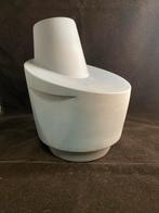 Design Vaas van Studio Casper Tolhuisen staalblauw., Overige kleuren, Tolhuisen, Aardewerk of Porselein, Ophalen of Verzenden