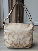 Coach Signature Logo C Jacquard hobo tas / schoudertas, Ophalen of Verzenden, Gebruikt, Beige, Shopper