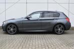 BMW 1-serie 118i Executive Automaat / Adaptieve LED / Sports, Auto's, BMW, Te koop, Zilver of Grijs, Benzine, Hatchback