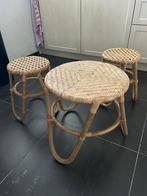 Bijzet tafeltjes, Minder dan 55 cm, Rond, Zo goed als nieuw, Hout
