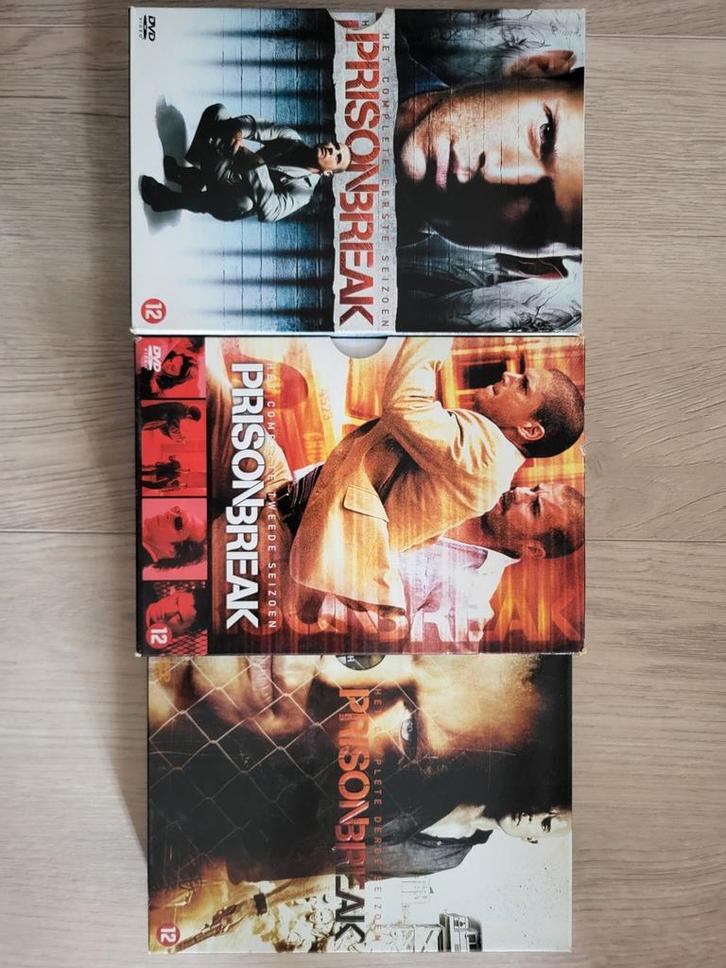 Prison Break Seizoen 1-3 DVD Boxset, Cd's en Dvd's, Dvd's | Tv en Series, Zo goed als nieuw, Actie en Avontuur, Boxset, Vanaf 12 jaar