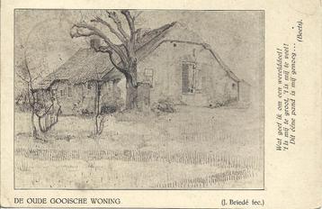 Laren*1931*Johan Briede*De Oude Gooische Woning*Rijmpje*Art beschikbaar voor biedingen