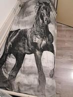1 persoons bed overtrek paard zo goed als nieuw, Ophalen of Verzenden, Zo goed als nieuw, Eenpersoons, Dekbedovertrek