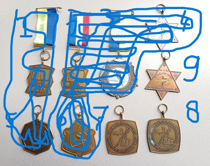 Medaille Schaatsen Trynwâlden Tietjerksteradeel Rottemeren, Postzegels en Munten, Penningen en Medailles, Overige materialen, Ophalen of Verzenden
