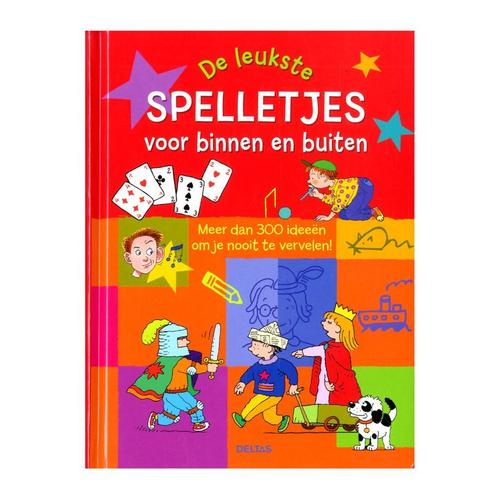 De leukste spelletjes voor binnen en buiten Hardcover ZGAN, Kinderen en Baby's, Speelgoed | Educatief en Creatief, Zo goed als nieuw