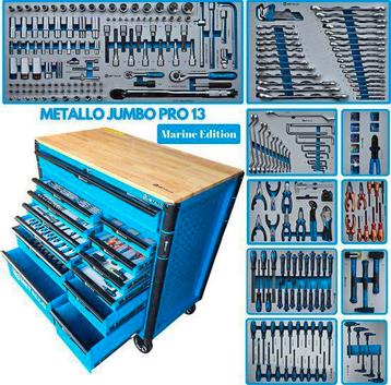 Gevuld Gereedschapswagen Metallo Jumbo 13 laden pro edition  beschikbaar voor biedingen