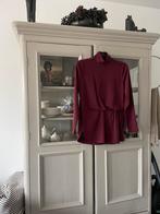 Mooie bordeauxrode blouse malene birger, Overige kleuren, Ophalen of Verzenden, Zo goed als nieuw, Maat 34 (XS) of kleiner