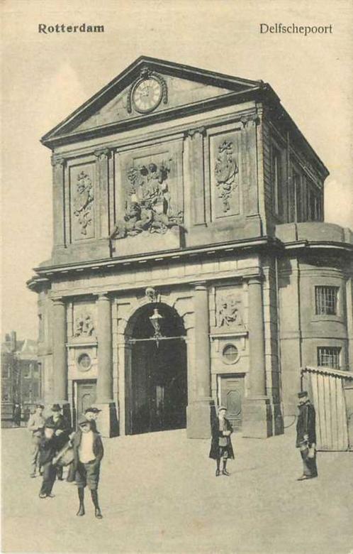 (380-263-005) Rotterdam Delfsche Poort, Verzamelen, Ansichtkaarten | Nederland, Zuid-Holland, Verzenden